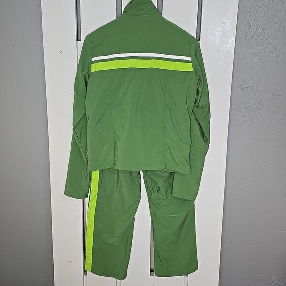 Nike Silver‎ Tab Two-Piece Green Windbreaker Tracksuit Woman M Running Sports - Picture 2 of 14